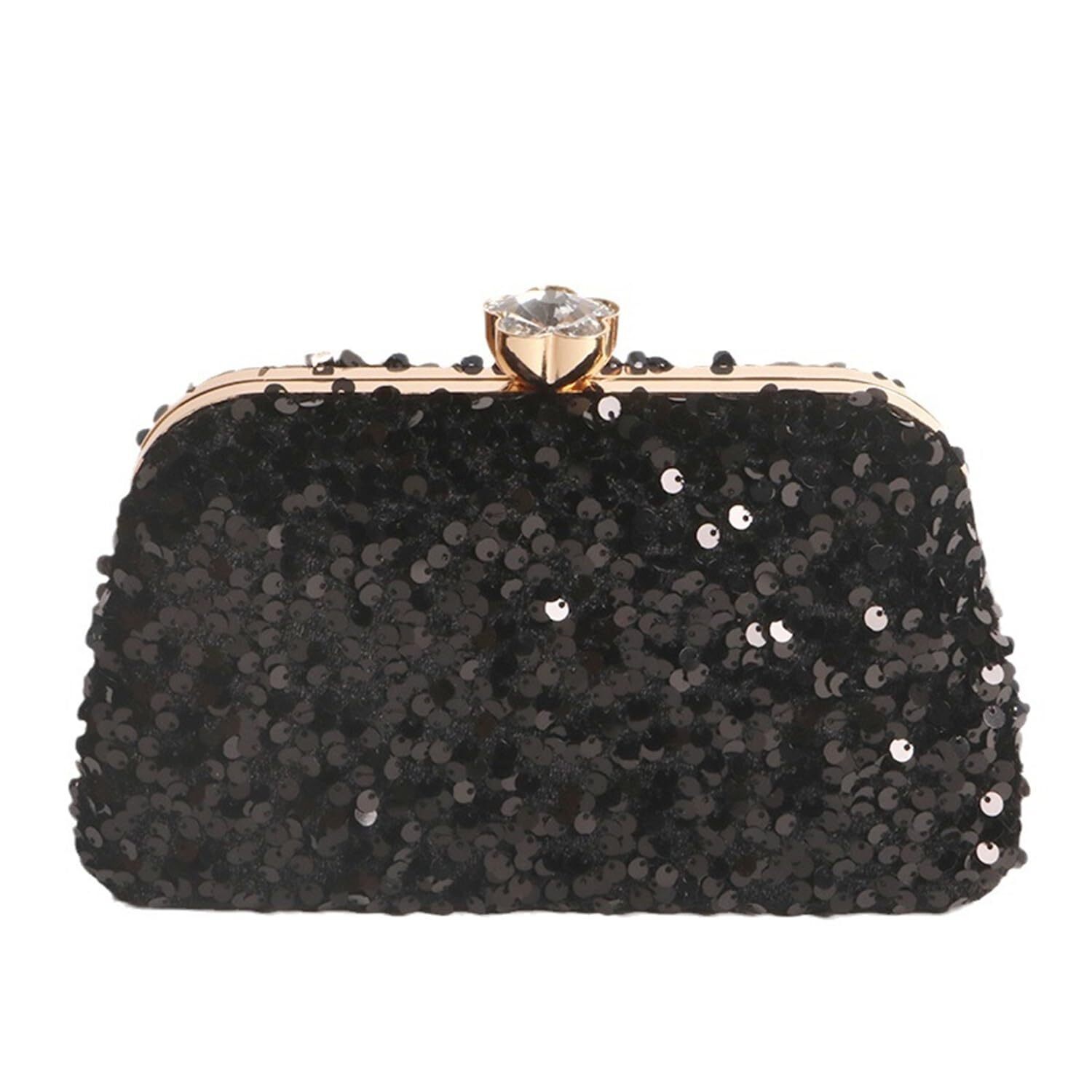 1958 Evening Bag Purses  Sequin Purses And Handbags Multicolor Clutch